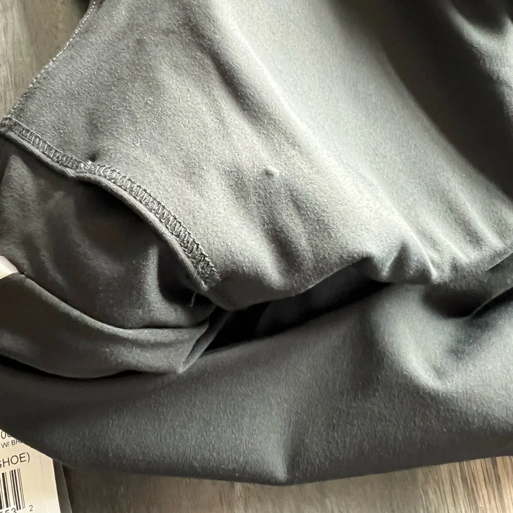 NWT Gaiam L Journey Midi Dress w/Bra Cups Black - Picture 6 of 8